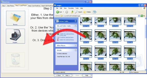 Drag and Drop example